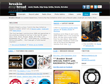 Tablet Screenshot of breakinbread.org